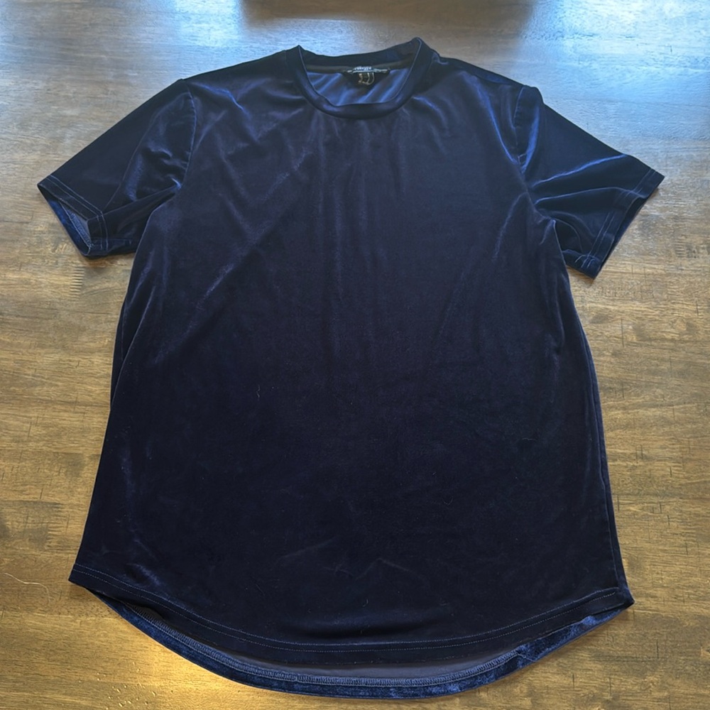 Blue velvet T-shirt